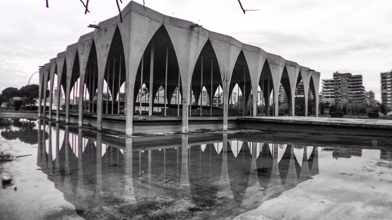Deserted: Oscar Niemeyer's unfinished fairground.