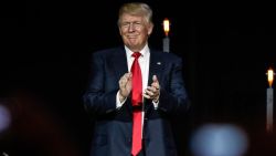 DENVER, CO - JULY 01: Presumptive Republican presidential candidate Donald Trump applauds the crowd as he takes the stage at the 2016 Western Conservative Summit at the Colorado Convention Center on July 1, 2016 in Denver, Colorado. The Summit, being held July 1-3, is expected to attract more than 4,000 attendees. (Photo by Marc Piscotty/Getty Images)