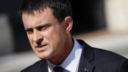 French Prime Minister Manuel Valls makes a statement following a security meeting with French President on July 15, 2016 at the Elysee Palace in Paris, a day after a gunman smashed a truck into a crowd of revellers celebrating Bastille Day in the city of Nice. 
An attack in Nice where a man rammed a truck into a crowd of people left 84 dead and another 18 in a "critical condition", interior ministry spokesman Pierre-Henry Brandet said on July 15. An unidentified gunman barrelled the truck two kilometres (1.3 miles) through a crowd that had been enjoying a fireworks display for France's national day before being shot dead by police. / AFP / Thomas SAMSON        (Photo credit should read THOMAS SAMSON/AFP/Getty Images)