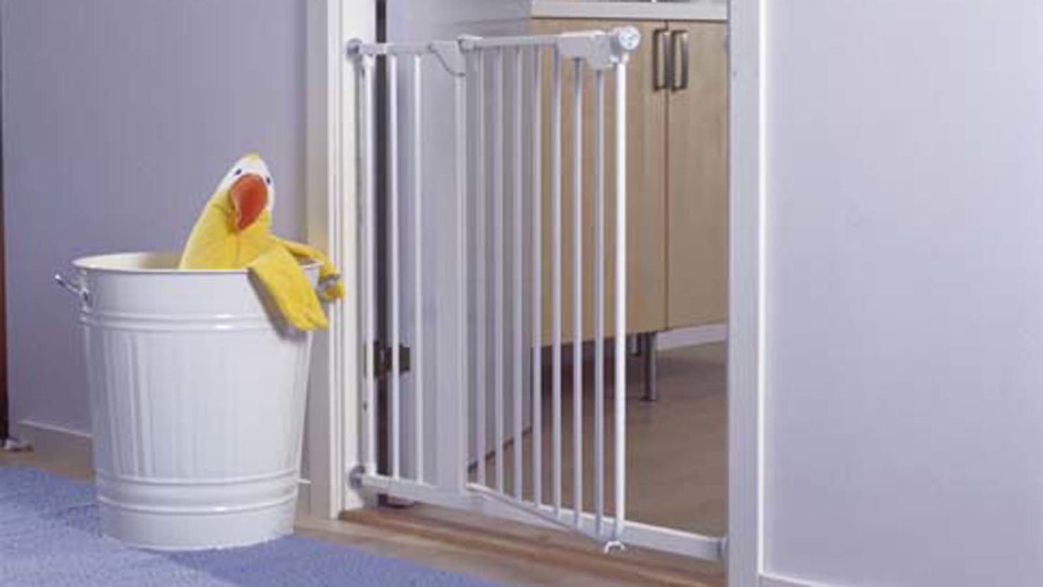IKEA's PATRULL KLAMMA safety gate + extension was recalled because it can become unlocked and open unexpectedly. It was first recalled in May after reports of the gate coming unmounted from the wall and not staying in place. There were at least three reports of children falling down stairs as a result. 