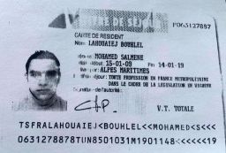 Mohamed Lahouaiej Bouhlel's ID Card