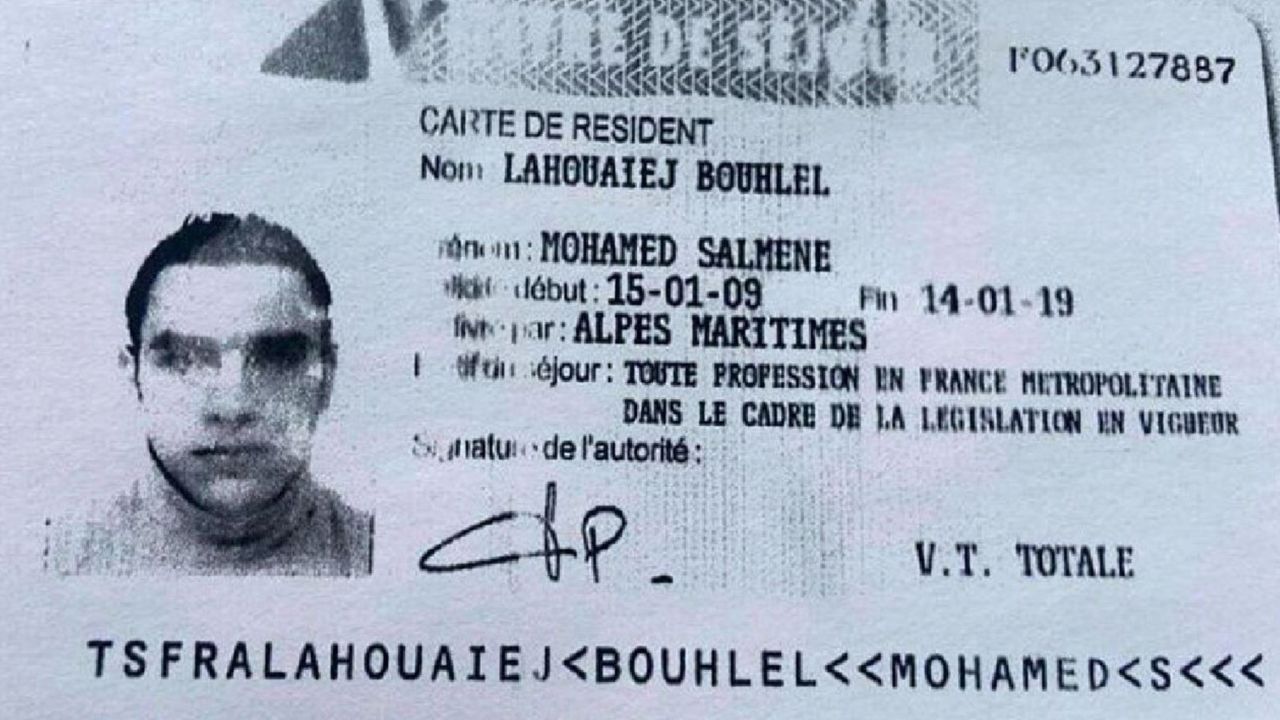 Mohamed Lahouaiej Bouhlel's ID Card