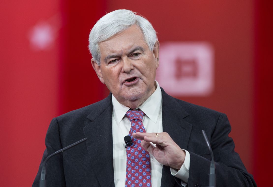 Newt Gingrinch speaks on February 27, 2015.