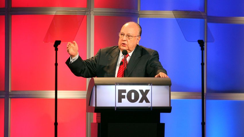 PASADENA, CA - JULY 24:  Chairman & CEO, FOX News Roger Ailes from "Fox News" speaks onstage during the 2006 Summer Television Critics Association Press Tour for the FOX Broadcasting Company at the Ritz-Carlton Huntington Hotel on July 24, 2006 in Pasadena, California.  (Photo by Frederick M. Brown/Getty Images)