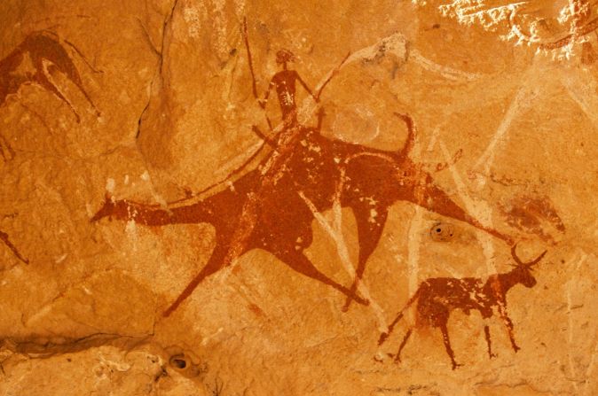 Artworks also reveal early domestication of camels in Chad.