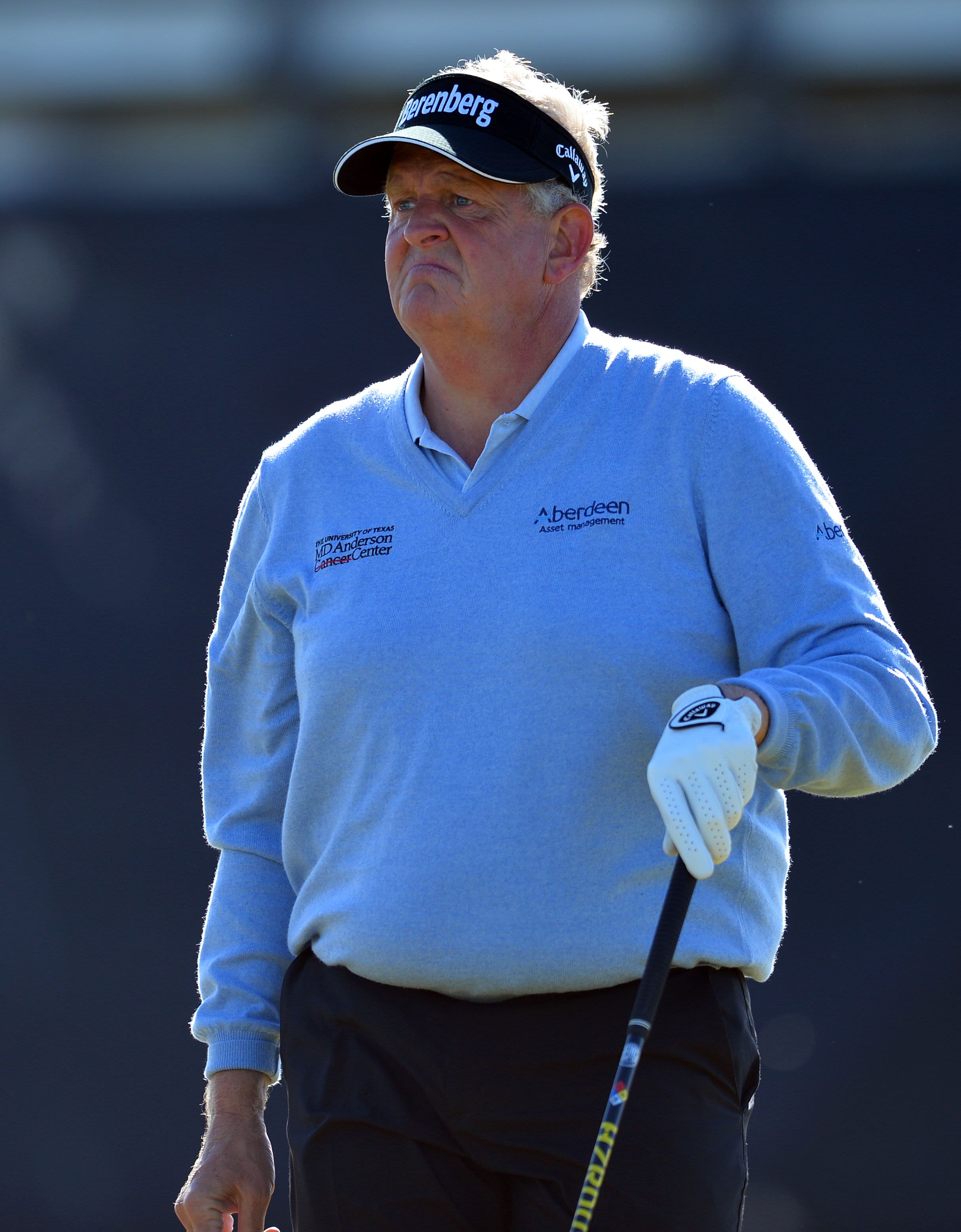 Scottish veteran Colin Montgomerie, who grew up at Troon and came through qualifying, was another who will see the weekend by the skin of his teeth after a 75. 
