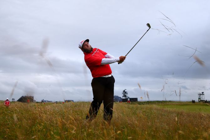 Andrew Johnston of England delighted the galleries with his play on the third day of the championship.