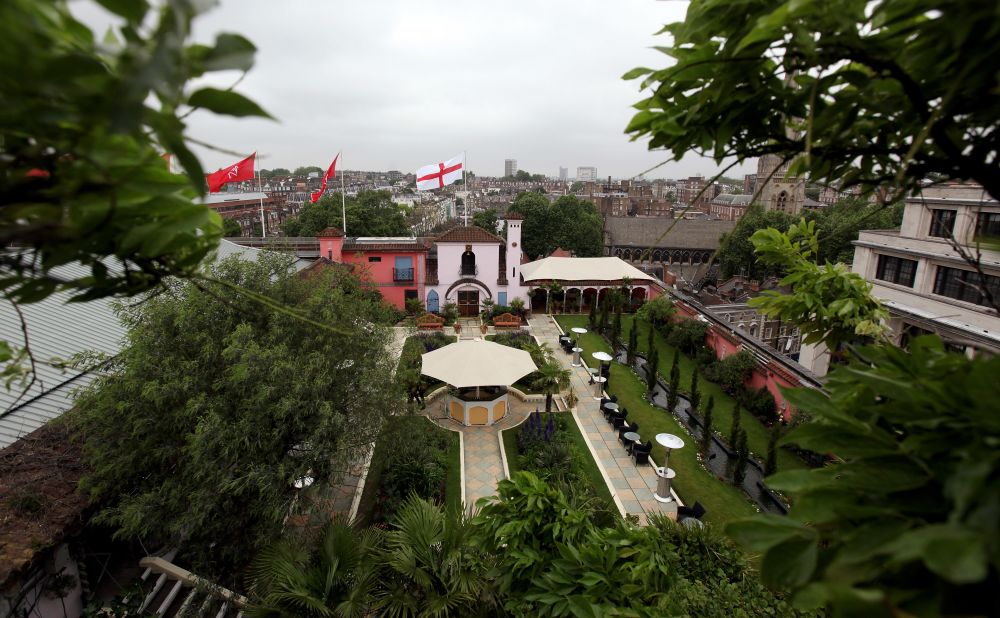 London's Kensington Roof Gardens opened in the 1930s and covers 1.5 acres. In recent years, London has become a leader in planting green roofs with an estimated 1.3 million square feet covered across the UK capital.
