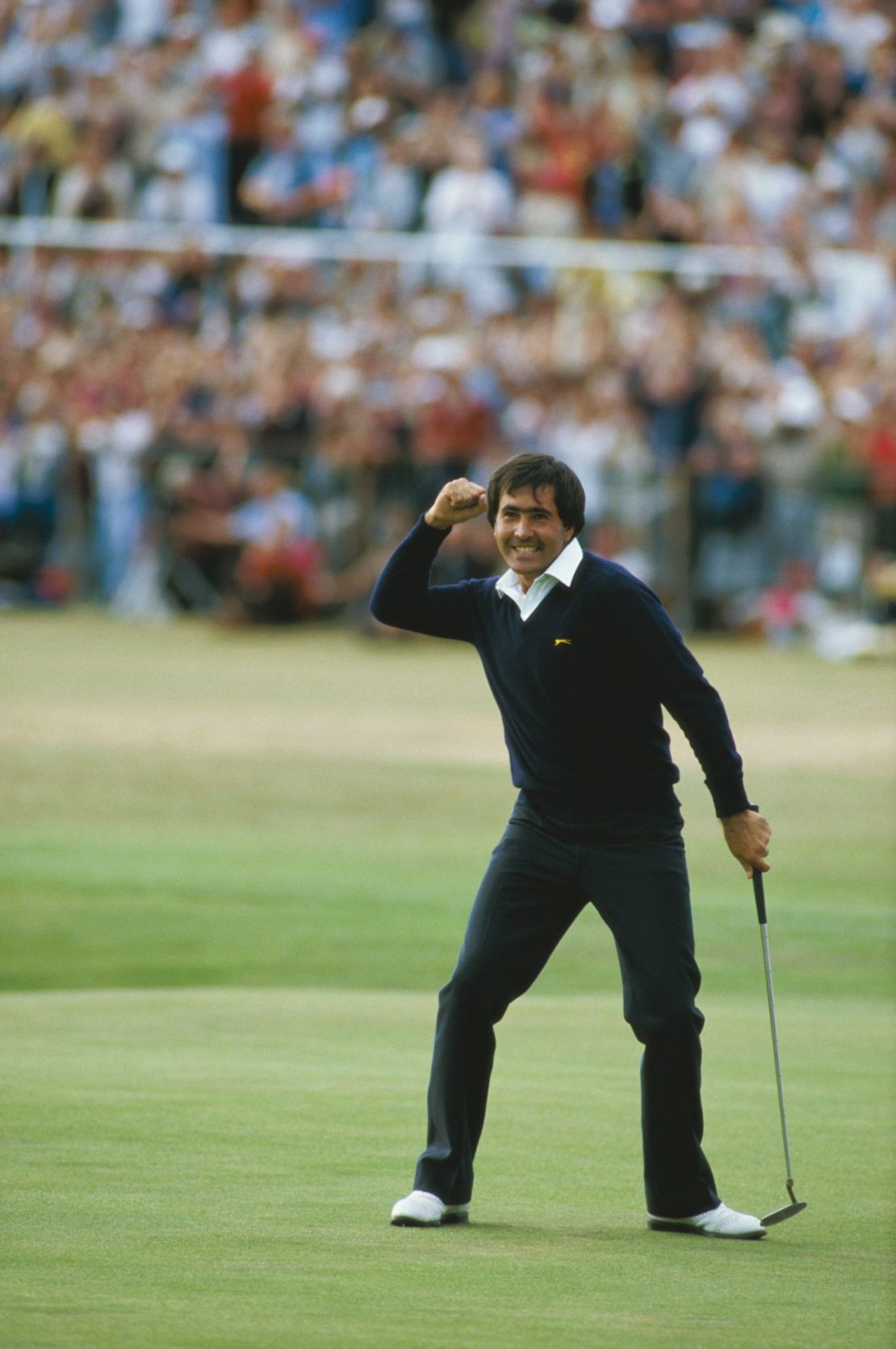 Ballesteros' iconic celebration in St. Andrews in 1984, captured by Cannon.