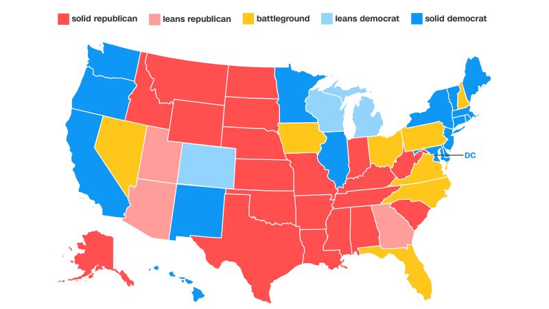 Road To 270: CNN’s General Election Map | CNN Politics