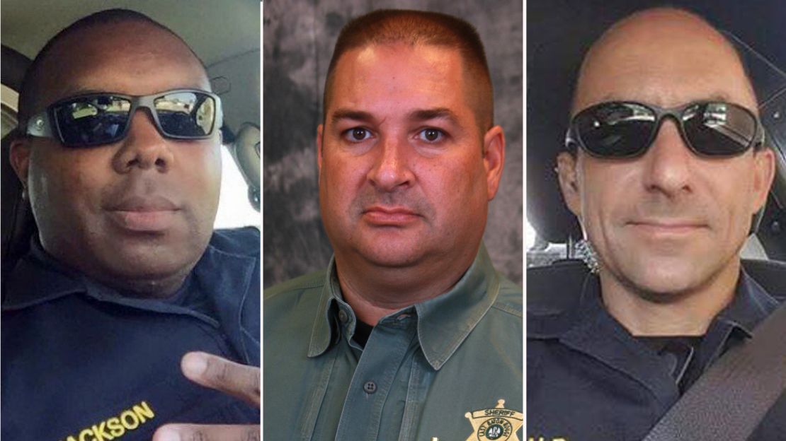 Montrell Jackson,  Brad Garafola, and Matthew Gerald were killed when a gunman ambushed them.