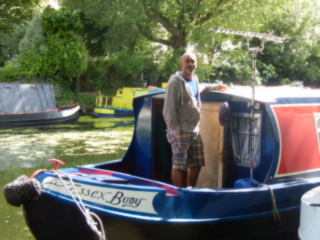 David Akinsanya aboard the "Golden Buoy"