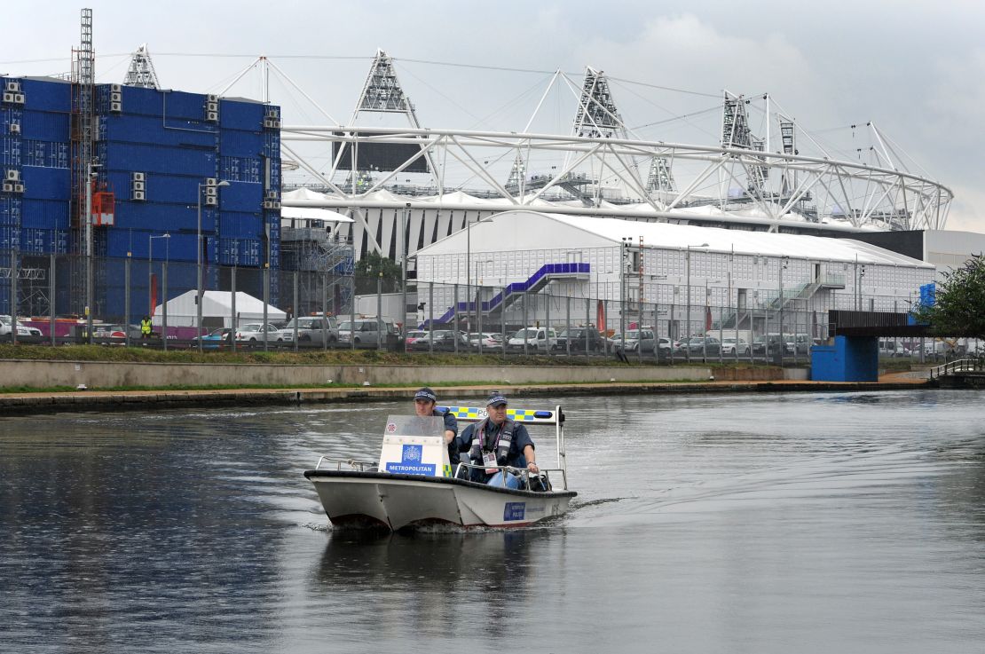 Canals around the Olympic Park are no longer accessible to cruising boats.