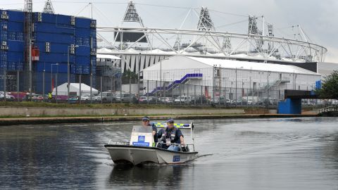 Canals around the Olympic Park are no longer accessible to cruising boats.