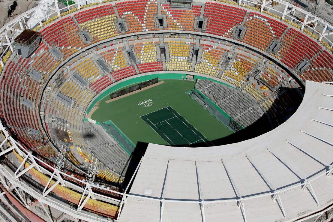 Rio's tennis center will be the venue for the world's top players.