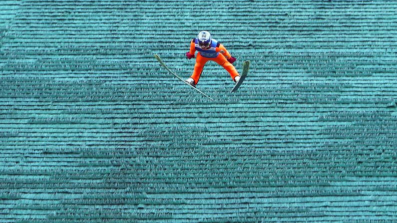 Polish ski jumper Maciej Kot won the Grand Prix event in Courchevel, France, on Saturday, July 16. It was the first event of the new season.