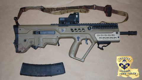 Long fired this IWI Tavor rifle in the July 17 attack, police said.