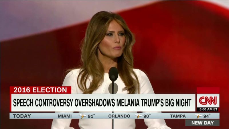 Trump Campaign Releases Statement On Melania’s Speech | CNN Politics