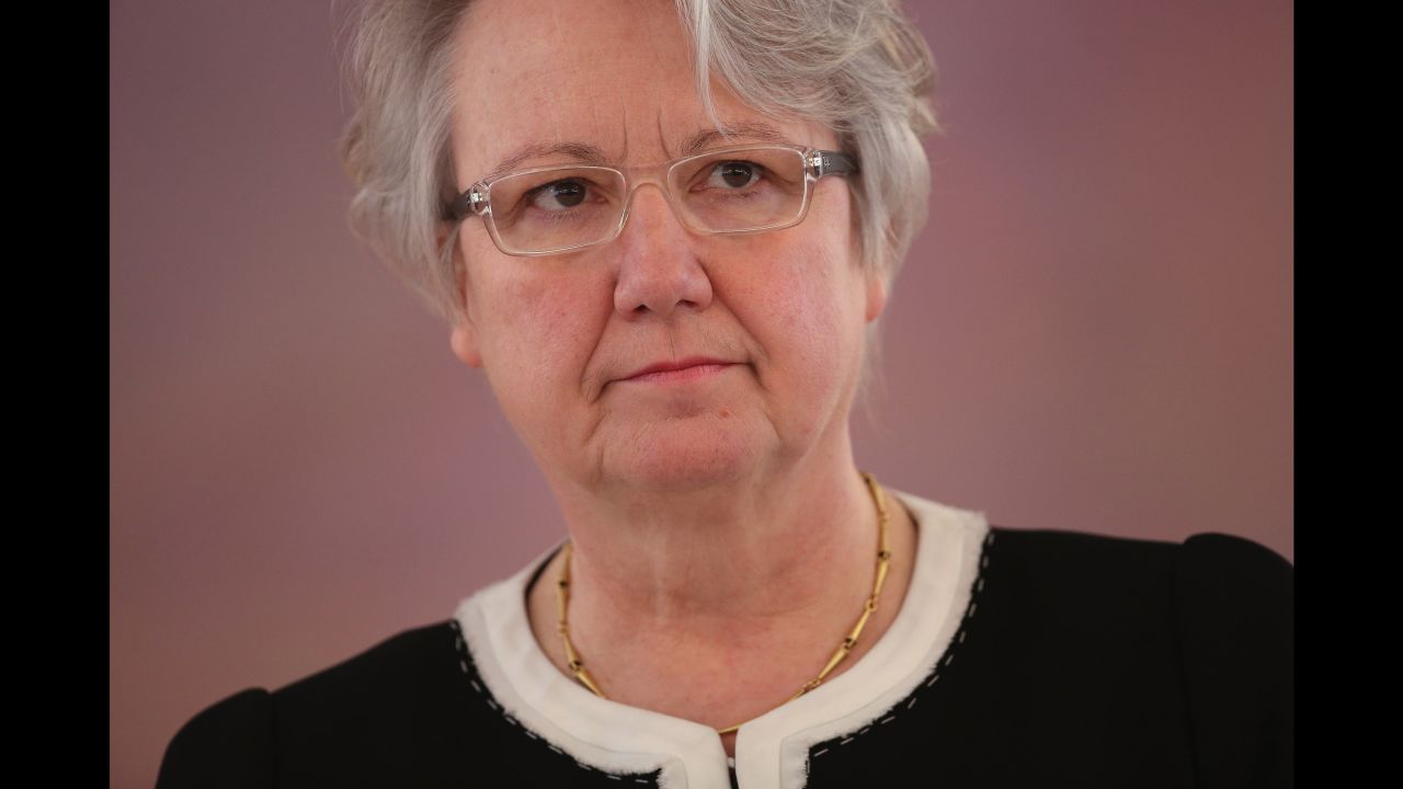 German Education Minister Annette Schavan.