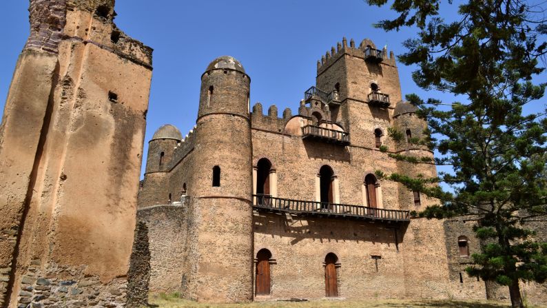 <strong>Gondar, Ethiopia: </strong>The capital of the old Ethiopian Empire, Gondar suffered under repeated invasions from the mid-1800s. However several castles and churches -- including Fasil Ghebbi, a royal citadel pictured here -- remain, offering a look into one of the few medieval African cities that's still alive today. 