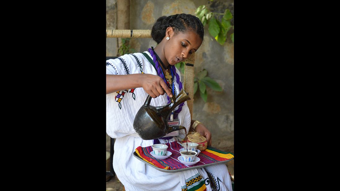 Native to Ethiopia, coffee is a national obsession and the coffee ceremony one of the most accessible traditions. Engulfed in a cloud of frankincense, coffee stations can be found in hotel lobbies, airport lounges and restaurants. Watch as the beans are roasted over a small charcoal fire, ground and added to boiling water to produce thick, rich espresso-like buna coffee. 