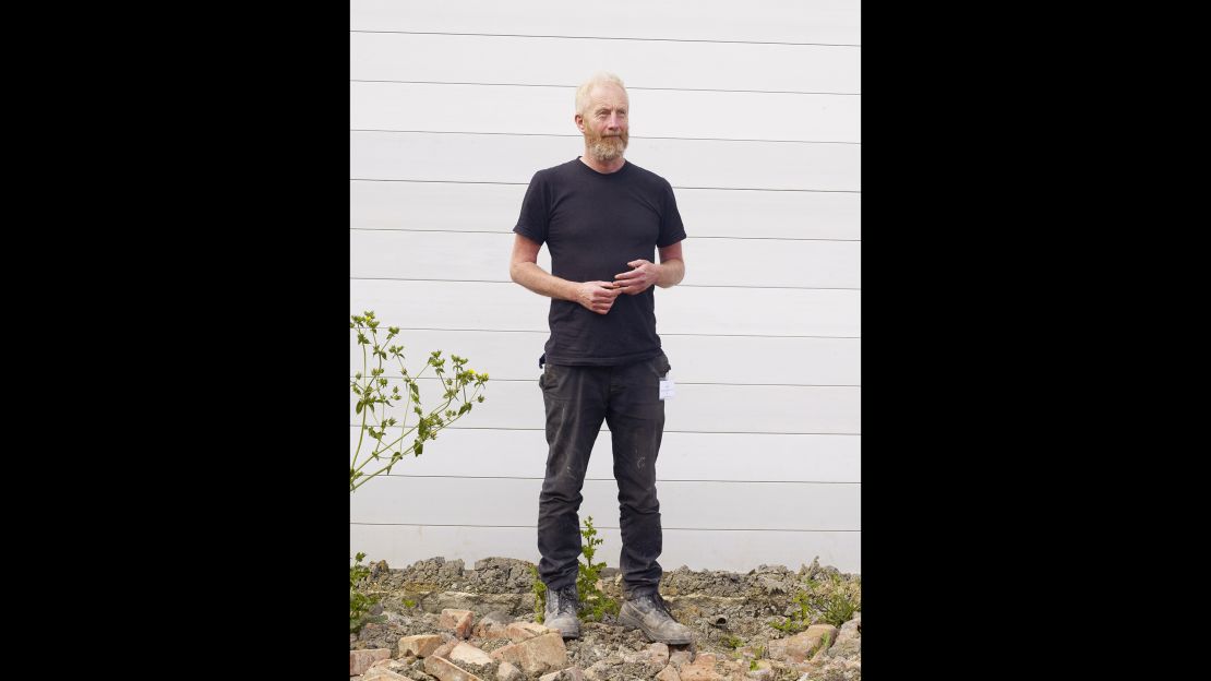 Mark Knight, site manager of the dig, poses for a portrait at Must Farm.