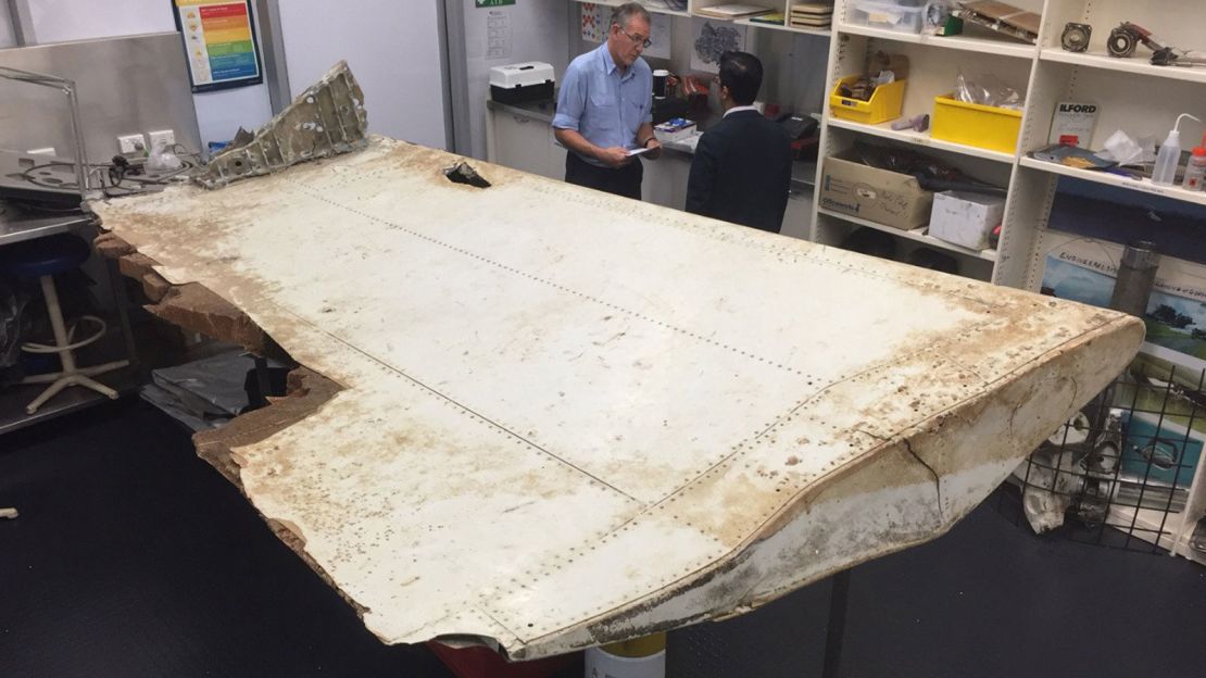 The Australian Transport Safety Bureau has analyzed the recovered flaperon.