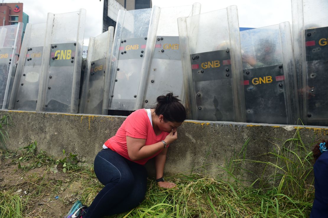 Venezuela referendum protest file