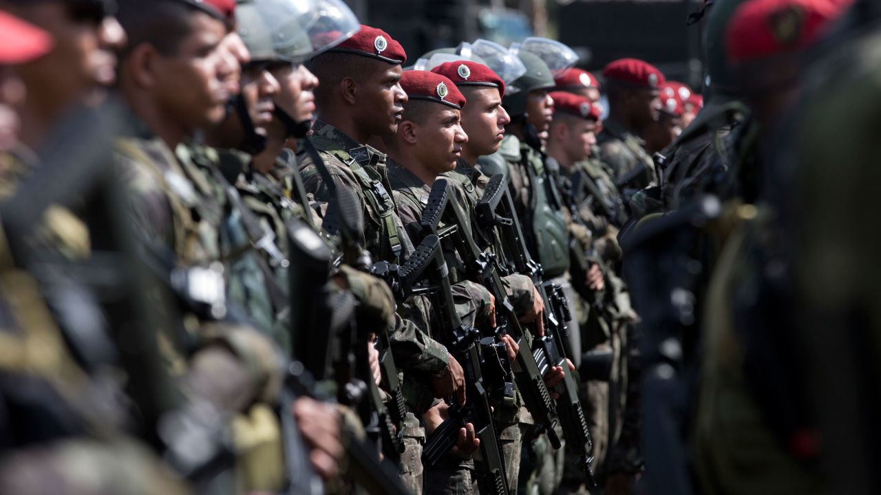 Brazilian Paratrooper Brigade soldiers will be deployed at the Games, which will have about twice as many security people as the London Games.
