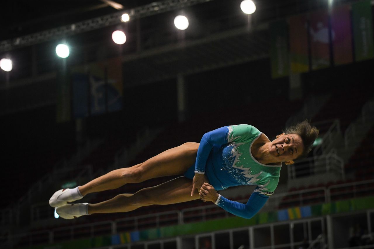 Uzbekistan's Oksana Chusovitina will be competing at her seventh Olympics -- a record which no other gymnast can match. Her first Games was back in 1992 where she won a gold medal there as a member of the Unified Team (made up of athletes from former Soviet countries). She won bronze for Uzbekistan on the vault at Beijing in 2008 and will be hoping for more success this time around at the age of 40.
