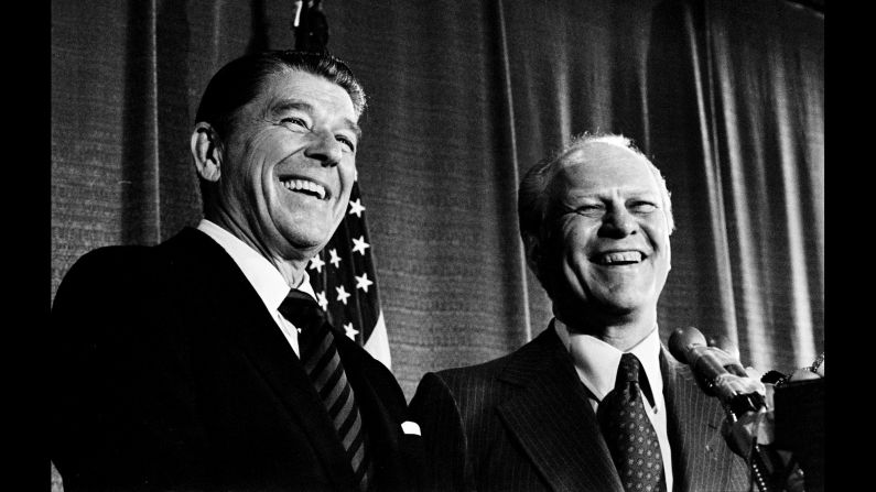 "What I saw behind the scenes was very tense and not very friendly, because Ford was really unhappy with Reagan," Kennerly recalled. "At the press conference, the rest of the world sees smiling faces."