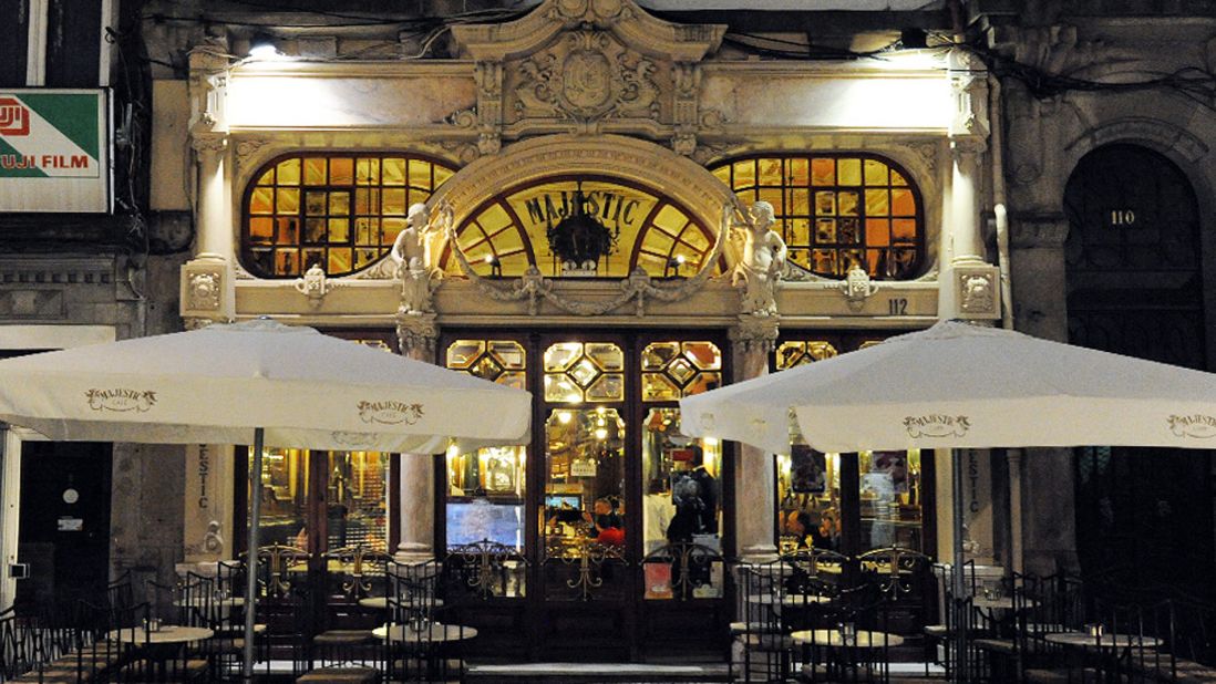 <strong>Cafe Majestic:</strong> Opened in 1921, the Majestic is a classic Belle Epoque-style coffee house that remains a must for anybody passing through Porto.