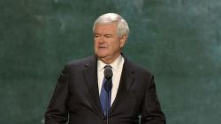 Newt Gingrich speaks at the 2016 RNC