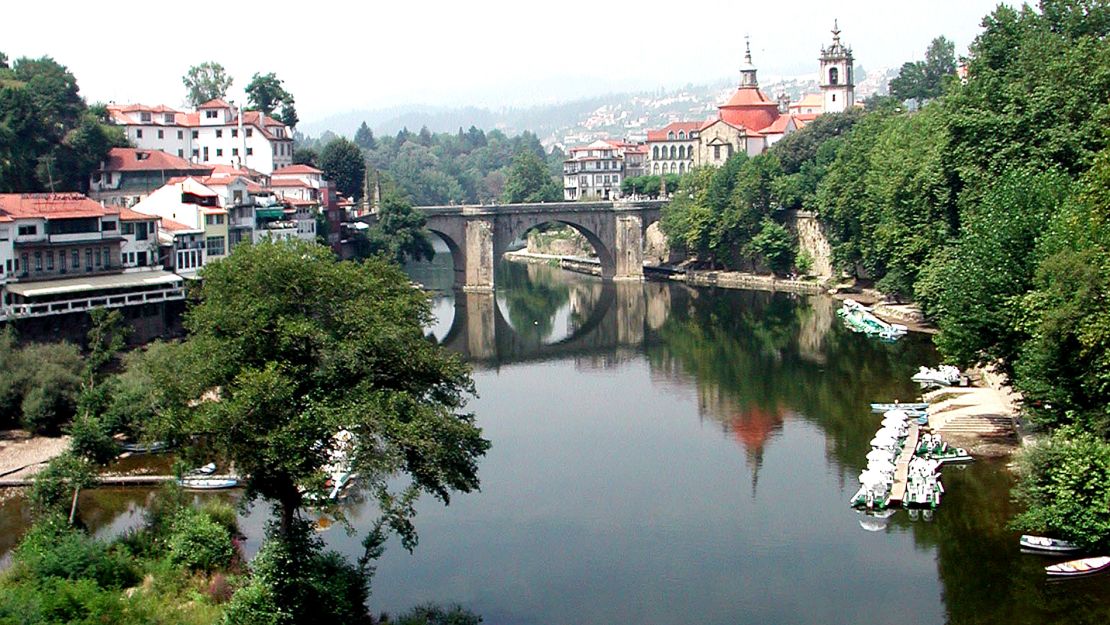 Amarante's stone bridge is said to have been built by Saint Goncalo de Amarante.