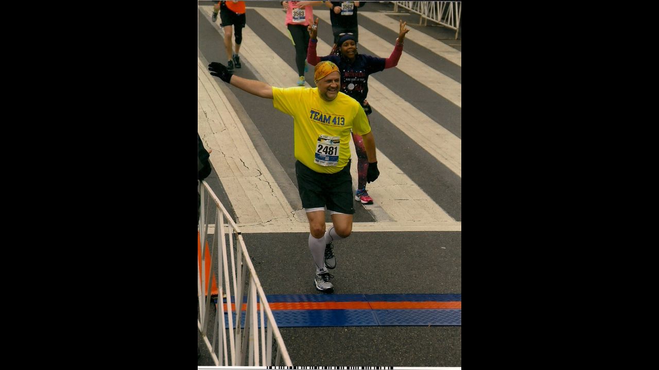Inspired after seeing it on TV in the hospital, only 364 days after being released from the hospital, Garner completed the 2015 Mercedes Half Marathon. 