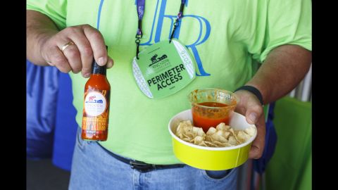The convention even has its own hot sauce.