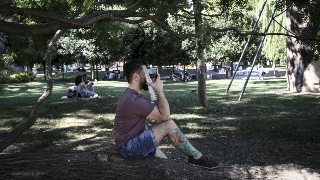 Tolga, a product manager, poses for a photo, in Istanbul, Turkey.