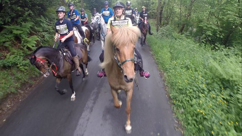 The race began in 1980 after a local pub manager overheard two customers argue whether a human could beat a horse in a race.