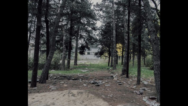 Many of the settlement's buildings have been torn down since the Soviet Union collapsed.