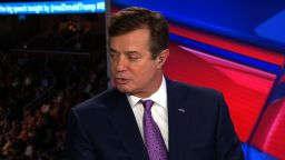 Paul Manafort talks to Jake Tapper at the 2016 RNC