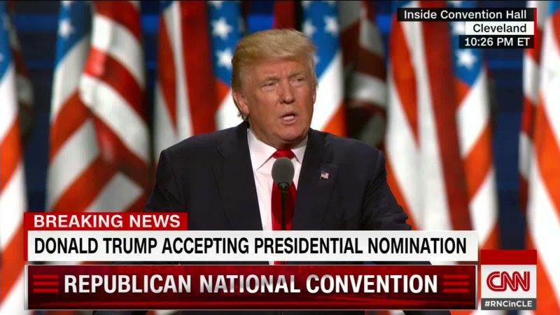 Donald Trump Slams Illegal Immigration In RNC Speech | CNN Politics