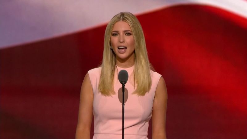 Ivanka Trump Markets Her Look After RNC Speech CNN Politics   160722001741 Ivanka Trump Hillary Clinton Rnc Origwx Js 00000000 