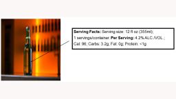 Beer companies will add a serving facts statement to their labels.