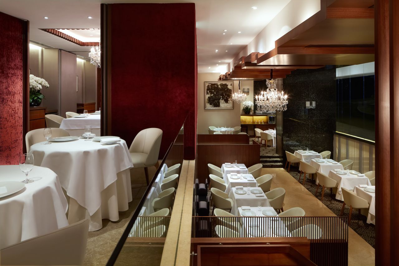 Six restaurants were awarded two stars, including Les Amis. This upscale restaurant serves contemporary French fare with a touch of Asian aesthetics. 