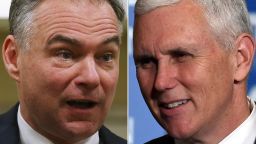 Tim Kaine Mike Pence composite