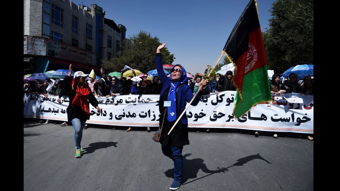 Before the deadly explosion, thousands of minority Shiite Hazaras were demonstrating in Kabul on Saturday July 23 demanding that a key power transmission line pass through their electricity-starved province. It was the second major protest over the issue this year. 