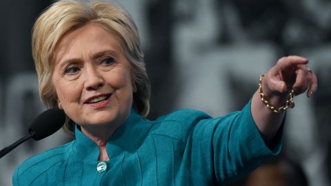 LAS VEGAS, NV - JULY 19: Democratic presidential candidate Hillary Clinton speaks at the American Federation of State, County and Municipal Employees (AFSCME) 42nd International Convention at the Las Vegas Convention Center on July 19, 2016 in Las Vegas, Nevada. Clinton continues to campaign for the general election in November while the Republicans hold their national convention. (Photo by Ethan Miller/Getty Images)