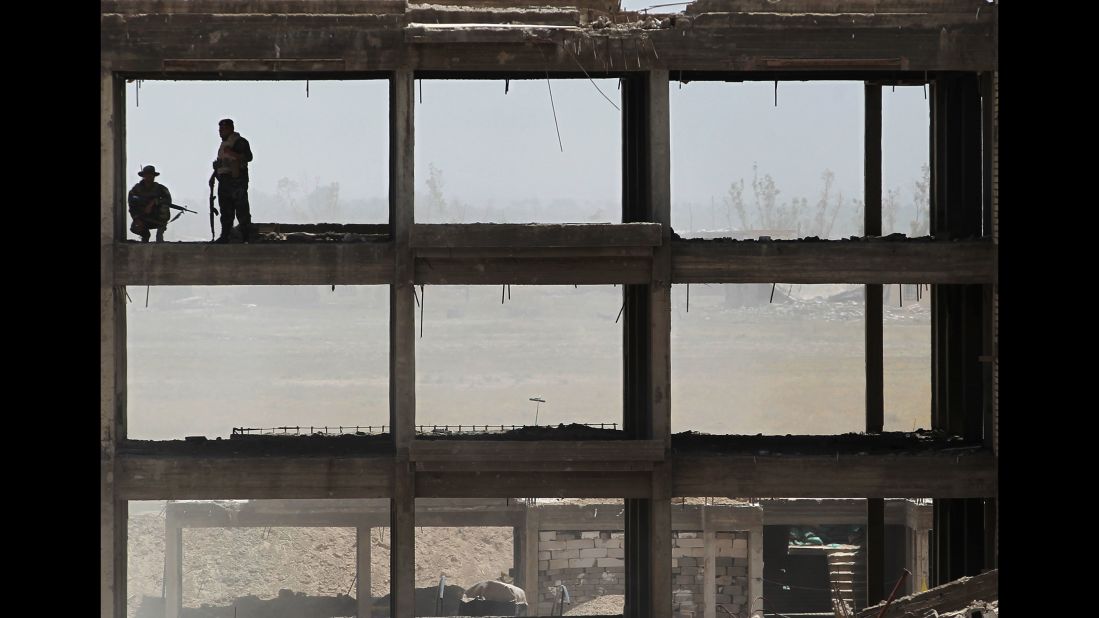 Iraqi government forces patrol in southern Falluja, Iraq, on June 10, 2016. In late June, <a href="http://www.cnn.com/2016/06/26/middleeast/falluja-liberated-isis/index.html" target="_blank">a senior Iraqi general announced</a> that the battle to reclaim Falluja from ISIS had been won.