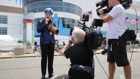 2016 Democratic National Convention in Philadelphia, Pennsylvania.