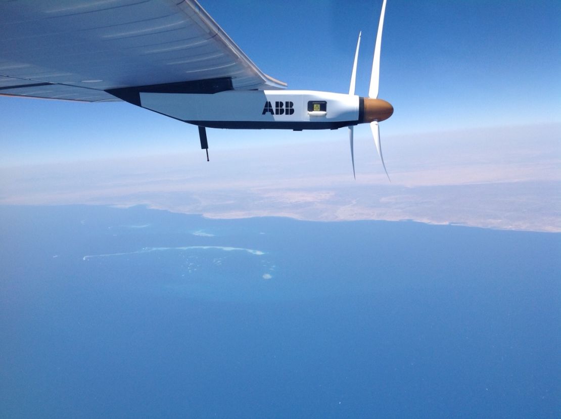 Solar Impulse hits Saudi Arabia -- the blades on its propellers are powered by solar cells